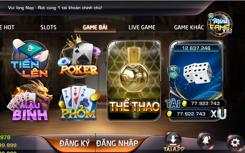 BayClub giao diện hiện đại dễ sử dụng