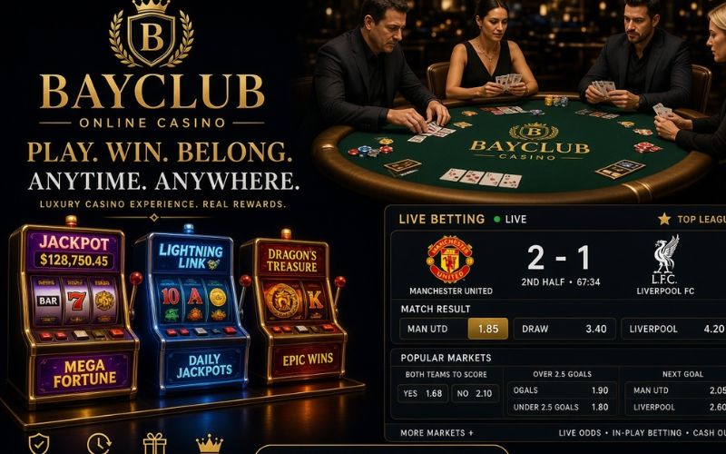 BayClub với hệ thống trò chơi phong phú