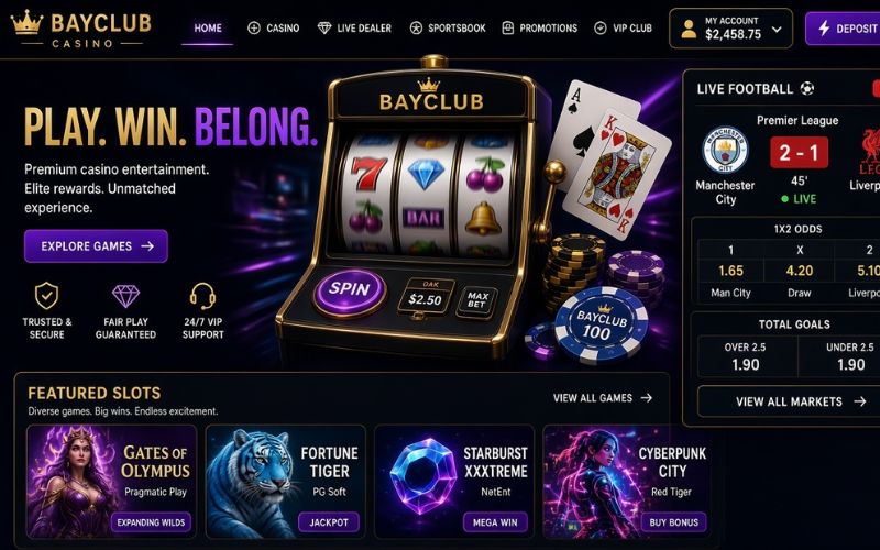 BayClub điểm đến giải trí dành cho người dùng