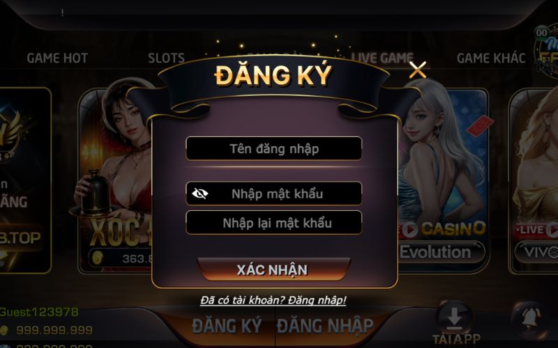 Hướng dẫn tạo tài khoản và đăng nhập BayClub