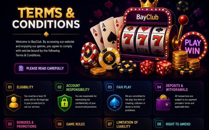 Điều khoản quyền và nghĩa vụ người dùng BayClub