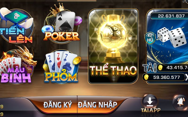 Các trò chơi bài trực tuyến phổ biến tại BayClub