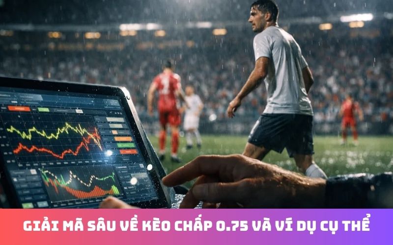 Cách tính thắng thua kèo chấp 0.75