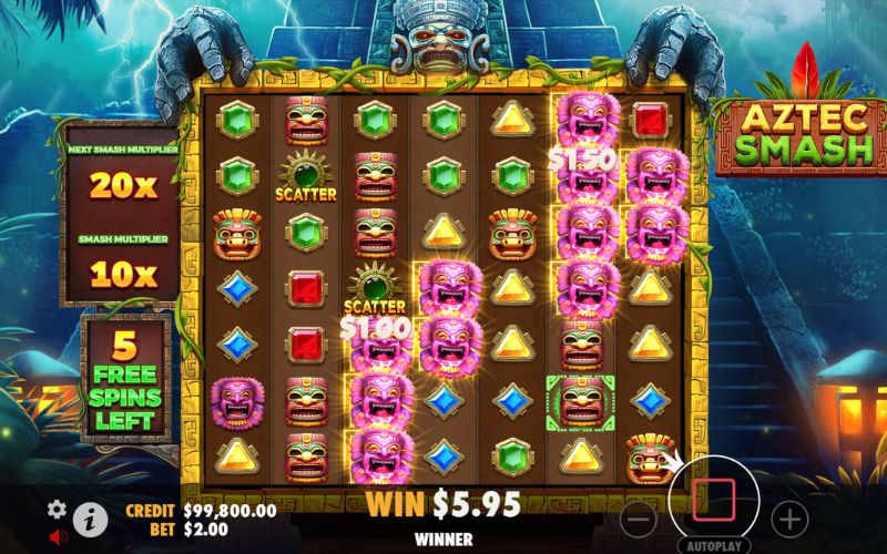 Tính năng thưởng trong Slot Kho Báu Aztec