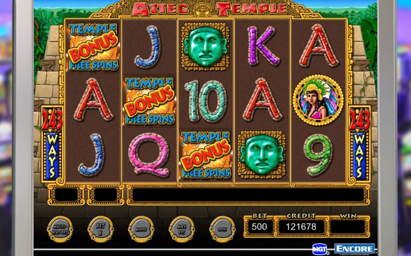 Slot Kho Báu Aztec với chủ đề kho báu cổ đại