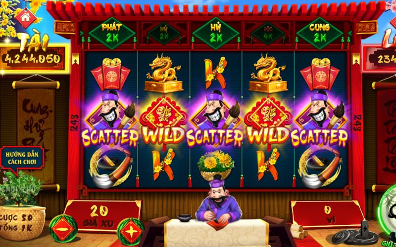 Luật chơi và cơ chế quay thưởng Slot Ông Đồ