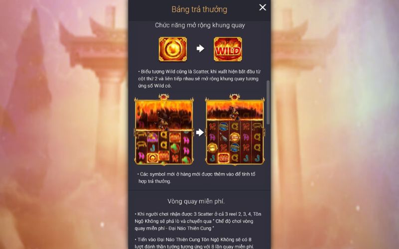 Cách sử dụng tính năng trong Slot Tây Du Thần Khí