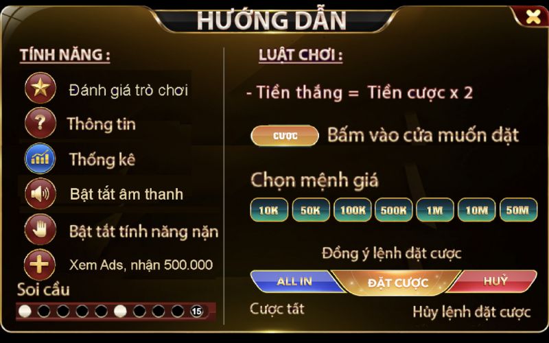 Luật chơi Tài Xỉu MD5 cơ bản dễ hiểu